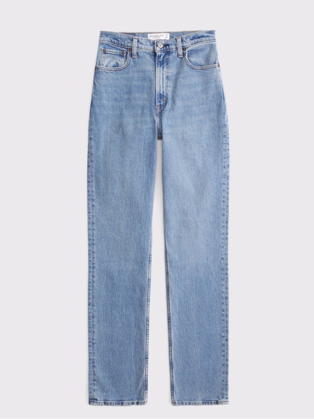 Abercrombie & Fitch Medium Wash 90’s Straight Ultra High Rise Jeans